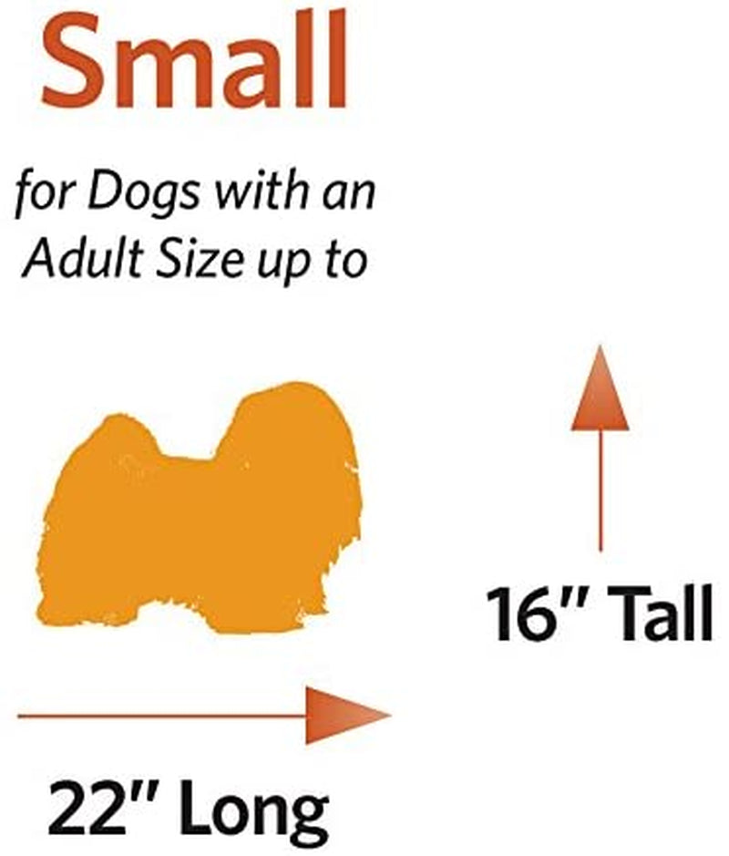 Cozy Chic Small Pet Bed - Ultra-Soft, Overstuffed & Machine Washable for 24-Inch Crates