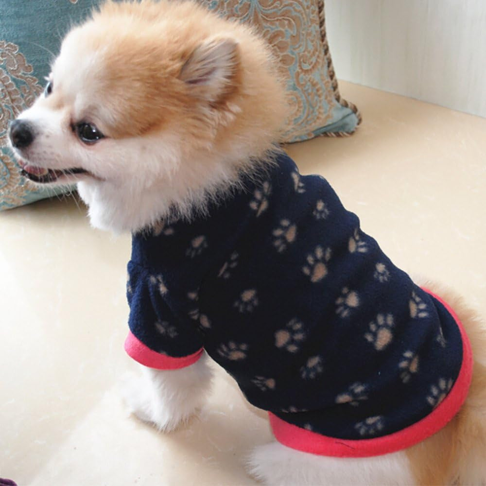 Stylish Navy Winter Sport Vest for Small Dogs - Perfect Jacket for Puppies (Sizes L & M)