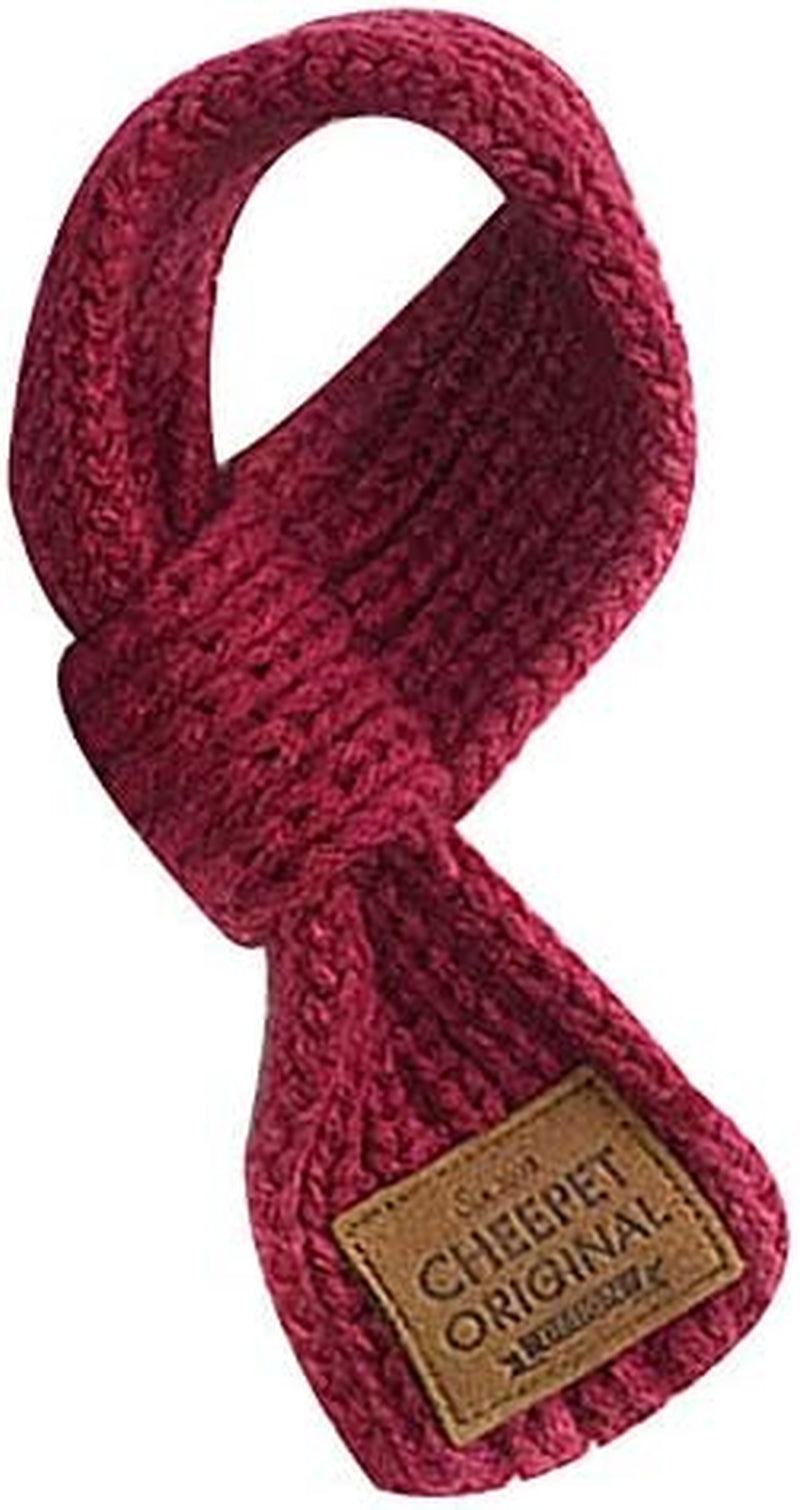 Adorable Winter Knit Scarf for Dogs - Cozy Buddy Christmas Bandana for Your Puppy