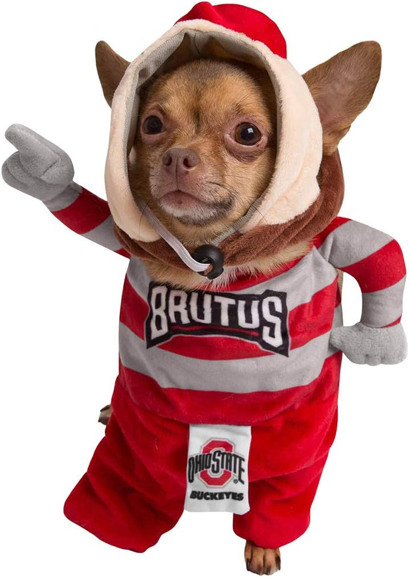 Ohio State University Brutus the Buckeye Dog Costume - Ideal for Halloween, Christmas, Parties, and Photoshoots! Perfect Gift for Dog Lovers!