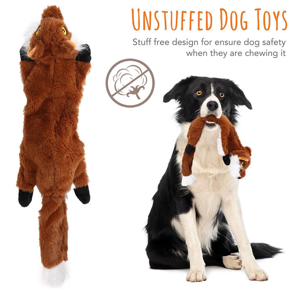 Ultimate 5-Pack Dog Squeaky Toys - Durable Plush Chew Toys with No Stuffing