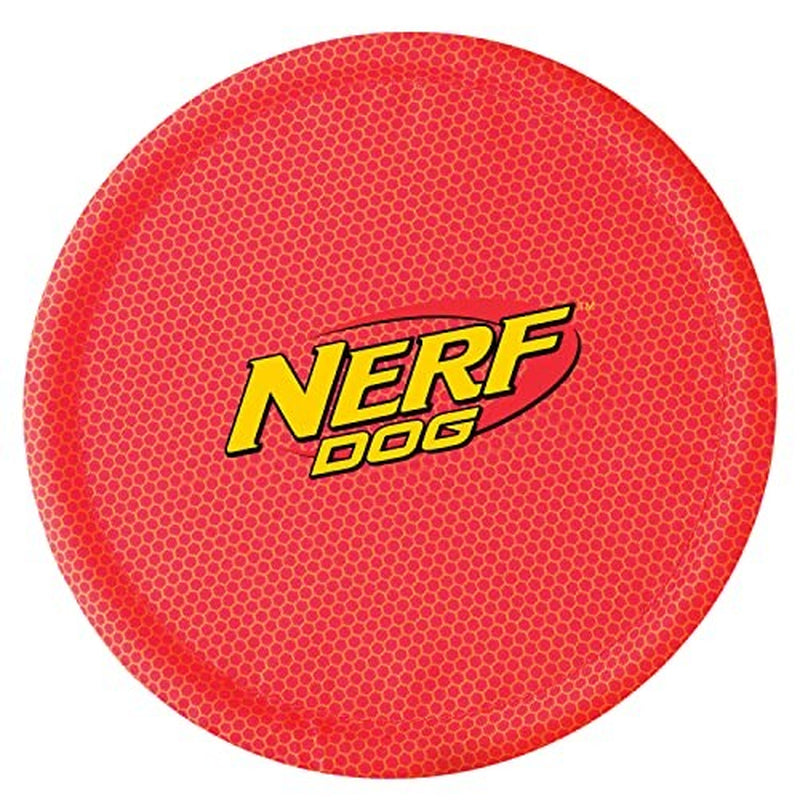 Nerf Dog Nylon Flyer Frisbee - Lightweight, Durable & Water-Resistant Dog Toy