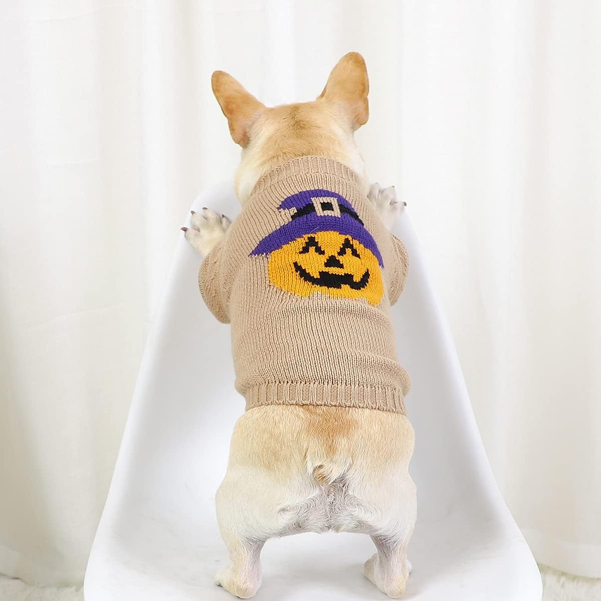 Cozy Halloween Dog Sweater - Warm & Soft Winter Clothes for Cats and Puppies, Perfect for Holiday Parties!