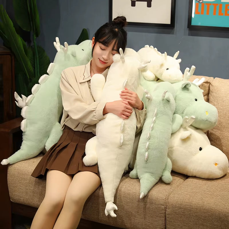 Adorable Eco-Friendly Kawaii Dragon Plush Pillow - Perfect for Babies and Anime Lovers!
