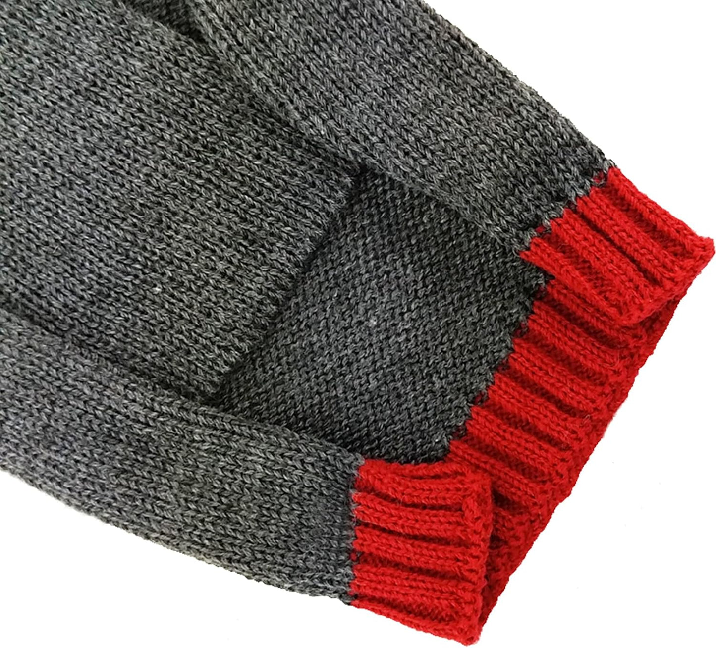 Cozy Reindeer Christmas Dog Sweater - Adorable Gray Vest for Small, Medium & Large Pets - Perfect Holiday Outfit for Dogs & Cats!