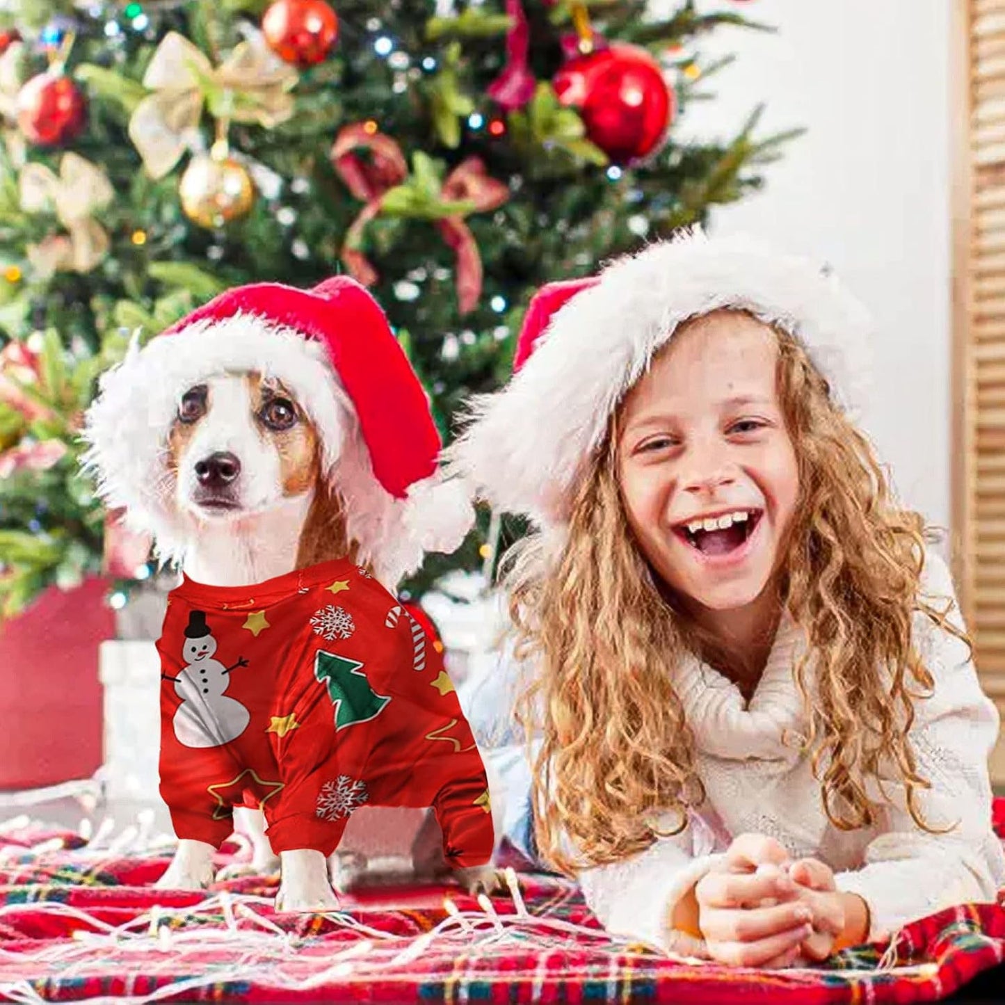 Adorable 3-Pack Christmas Dog Pajamas - Soft Xmas Onesies with Santa, Reindeer, and Snowman Designs for Small Dogs - Perfect Holiday Costume for Pet Parties!
