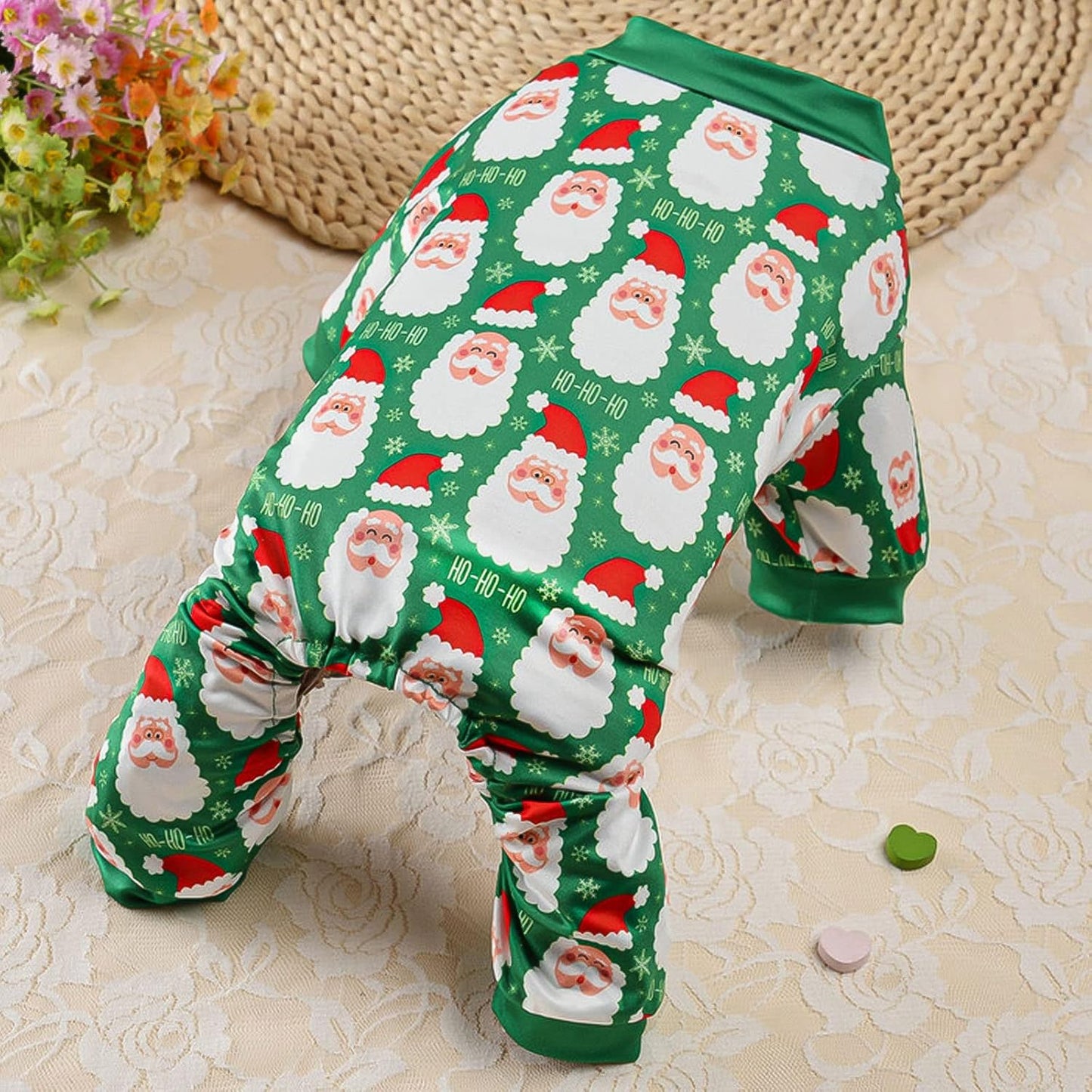 Adorable 3-Pack Christmas Dog Pajamas - Soft Xmas Onesies with Santa, Reindeer, and Snowman Designs for Small Dogs - Perfect Holiday Costume for Pet Parties!