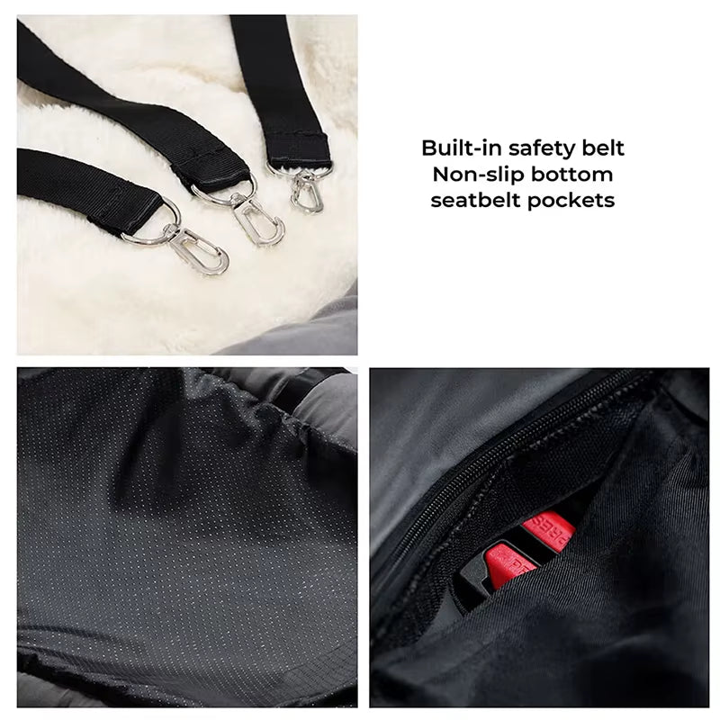 Luxury Waterproof Dog Car Seat & Travel Pet Carrier - Ultimate Comfort for Dogs and Cats