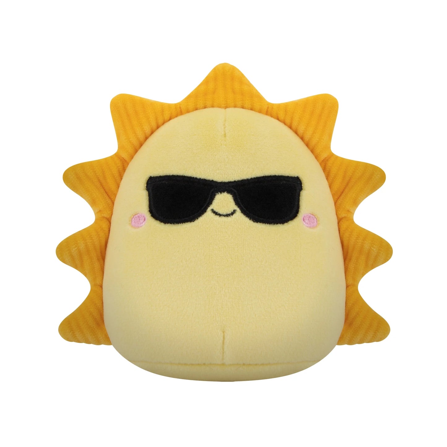 Vibrant 2-Pack Plush Dog Toys: Blue & Green Planet and Yellow Sun - Perfect for Playtime!