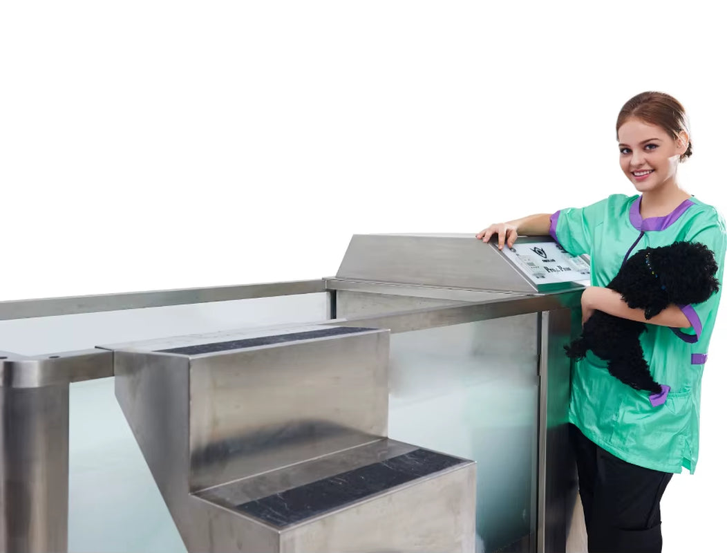Premium Stainless Steel Pet Bathing Grooming Station - Ideal Dog Washing Solution for Home and Clinics