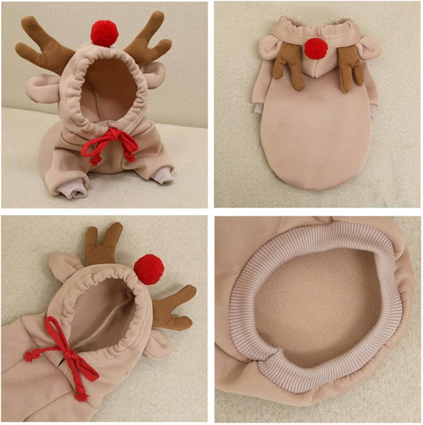 Cozy Elk Fruit Hoodie for Dogs - Stylish Cold Weather Sweatshirt for Small to Medium Pets