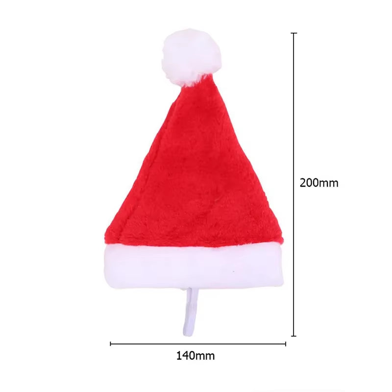 Festive Santa Hat for Pets - Perfect Christmas Costume & Decoration for Cats and Dogs!