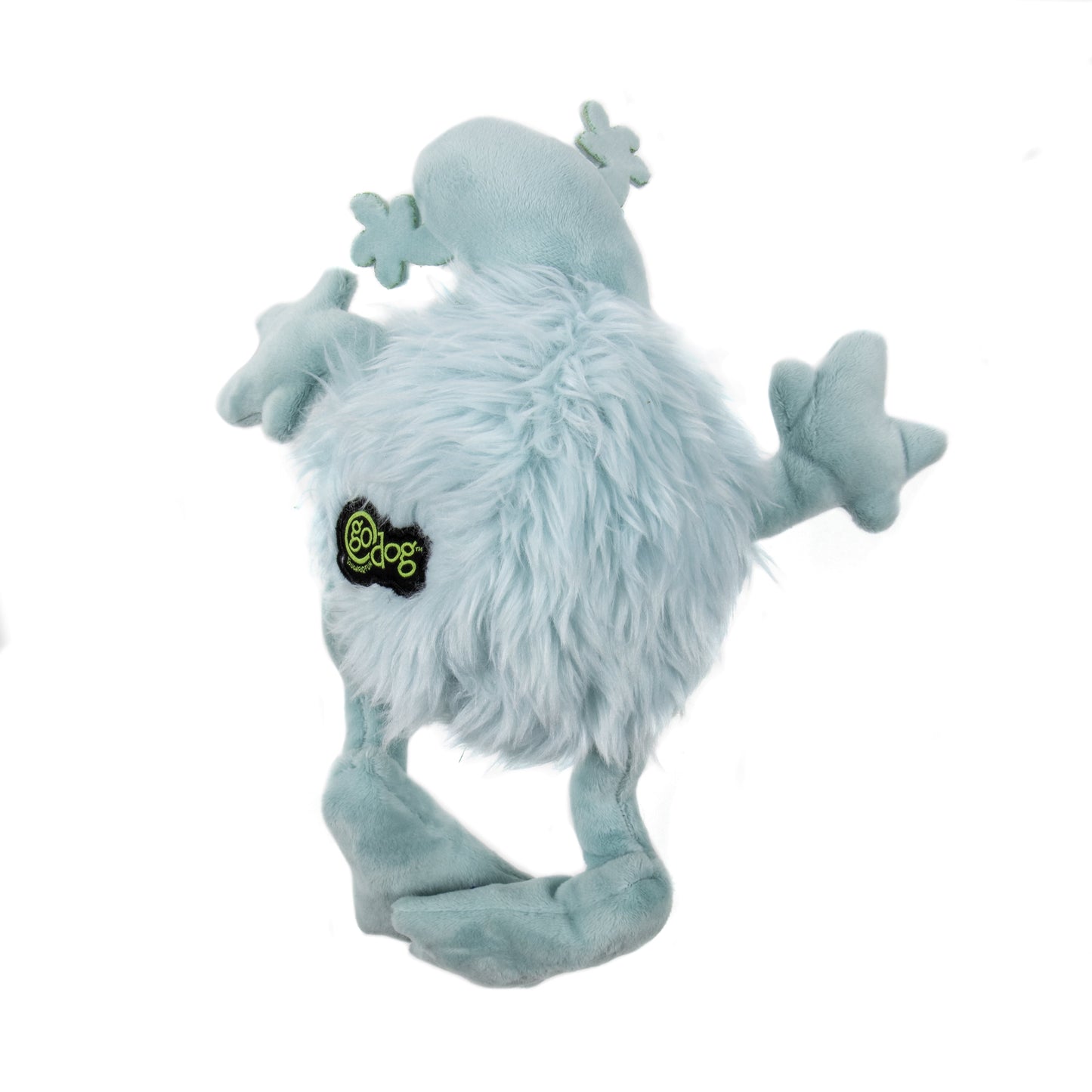 Playclean Seafoam Squeaky Plush Dog Toy - Small, Odor-Eliminating Essential Oils & Chew Guard Technology