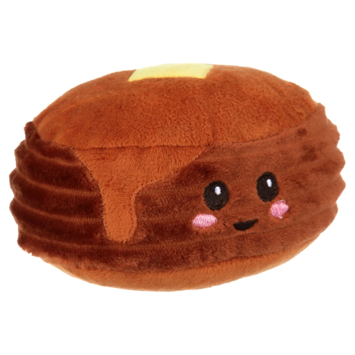 Irresistible Plush Pet Toys - 2 Pack Cinnamon Roll & Pancake for Happy Dogs - Cozy Brown Design