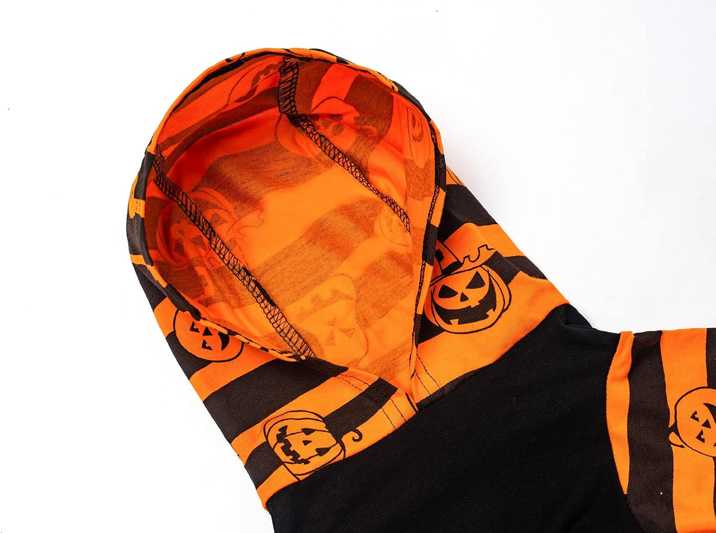 Adorable Dog Halloween Pumpkin Hoodie - X-Large Orange Pet Pajamas