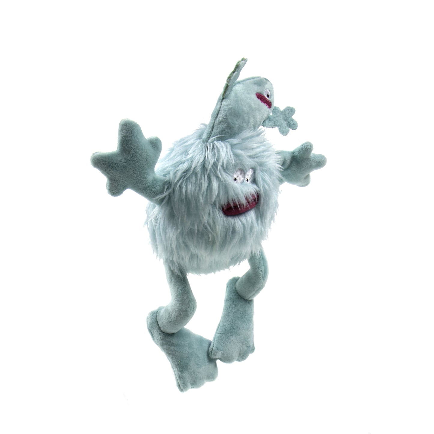 Playclean Seafoam Squeaky Plush Dog Toy - Small, Odor-Eliminating Essential Oils & Chew Guard Technology