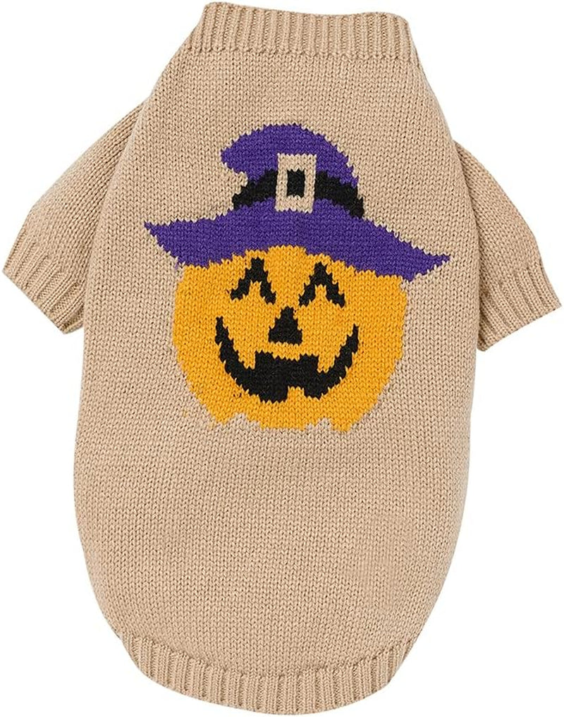 Cozy Halloween Dog Sweater - Warm & Soft Winter Clothes for Cats and Puppies, Perfect for Holiday Parties!