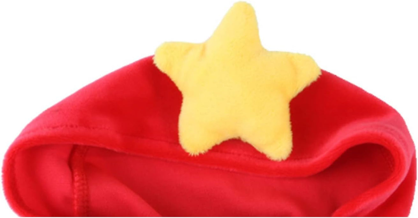 Festive Christmas Tree Pet Costume for Dogs and Cats - Adorable Red Hat Accessory for Holiday Parties and Decorations