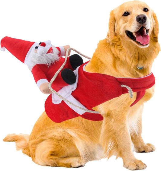 Hilarious Santa Claus Dog Costume - Perfect for Christmas Parties! (XX-Large)