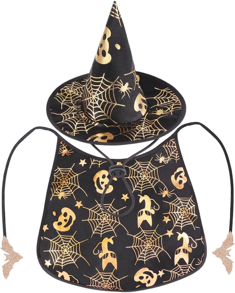 Adorable Pet Show Costume Cape and Hat for Dogs - Perfect for Halloween, Parties, and Everyday Fun!