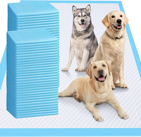 XXXL Jumbo 36"x36" Heavy Absorbency Disposable Dog Pads - Quick Dry, No Leak Pee Pads for Dogs, Cats & Rabbits - 30 Count Pack