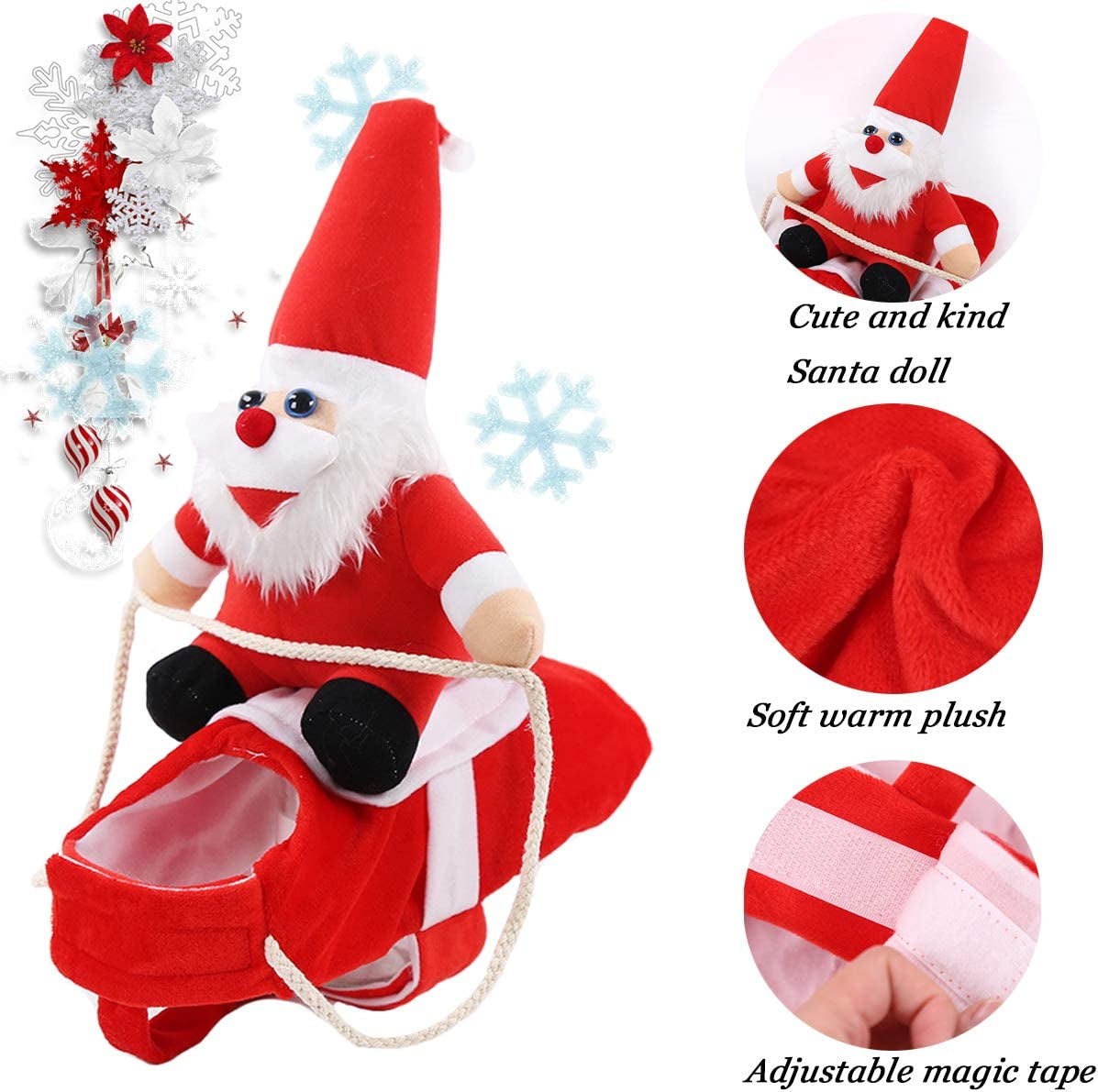 Hilarious Santa Claus Dog Costume - Perfect for Christmas Parties! (XX-Large)