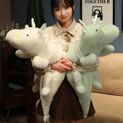 Adorable Eco-Friendly Kawaii Dragon Plush Pillow - Perfect for Babies and Anime Lovers!