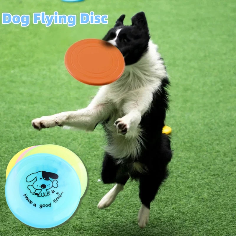 Ultimate Silicone Flying Saucer Toy for Dogs and Cats - Durable, Interactive Chew Disc for Fun Training and Playtime!