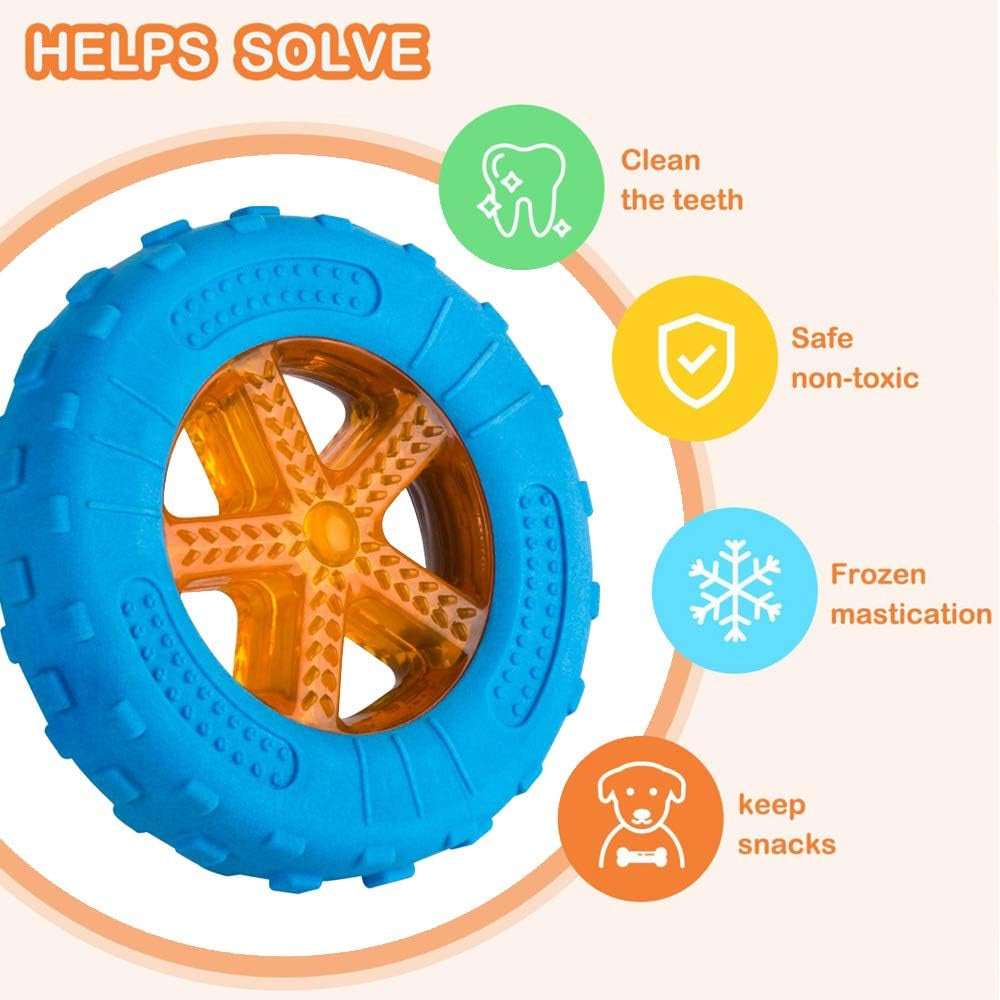 Ultimate Dog Squeaky Toy Set - 4 Fun Floating Pool Toys for Interactive Fetch & Beach Play!
