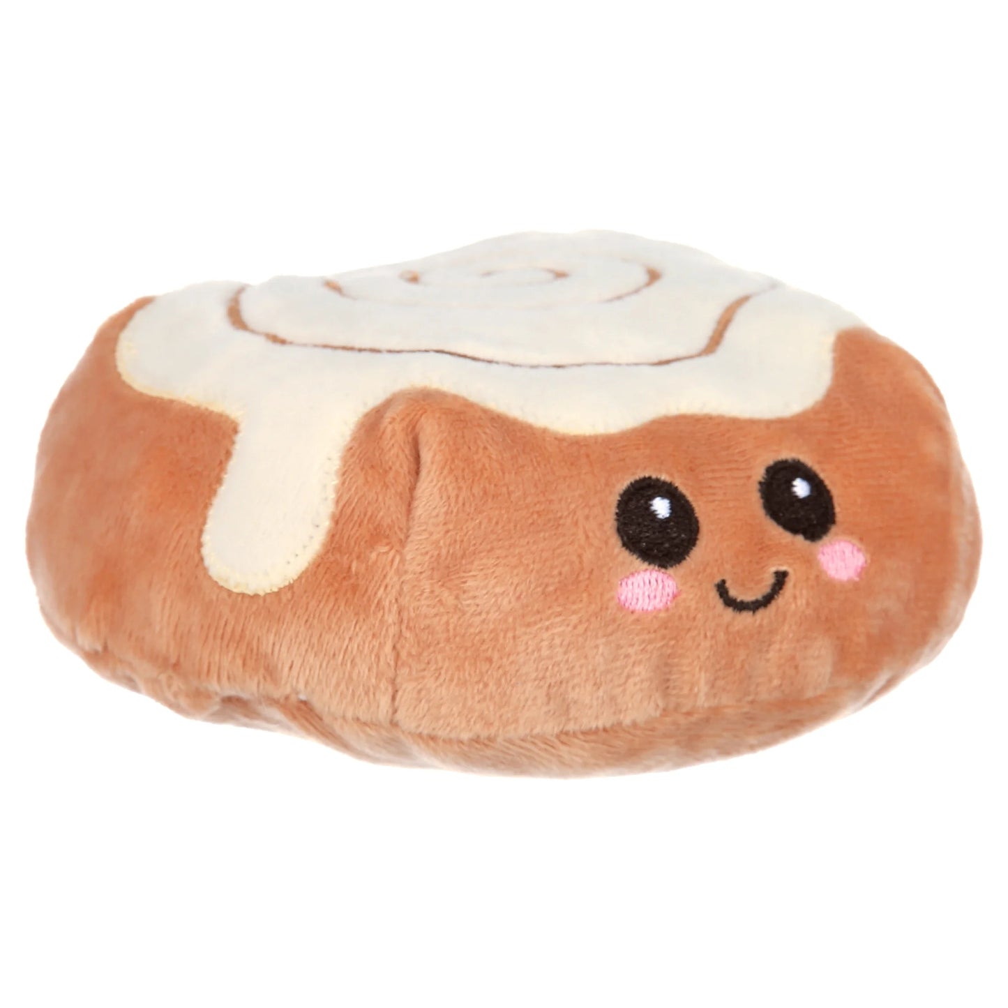 Irresistible Plush Pet Toys - 2 Pack Cinnamon Roll & Pancake for Happy Dogs - Cozy Brown Design