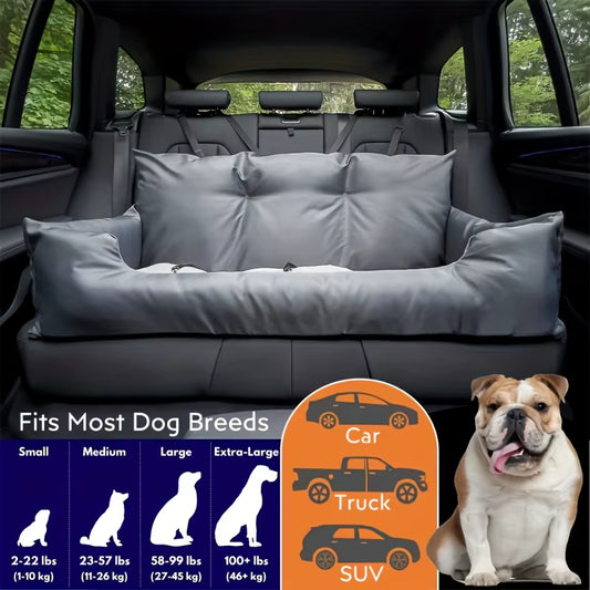 Luxury Waterproof Dog Car Seat & Travel Pet Carrier - Ultimate Comfort for Dogs and Cats