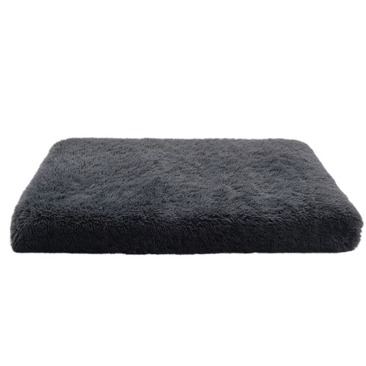 Luxury Plush Square Pet Bed - Cozy Sofa for Dogs & Cats, Stylish Winter/Summer Mat with Cartoon Design