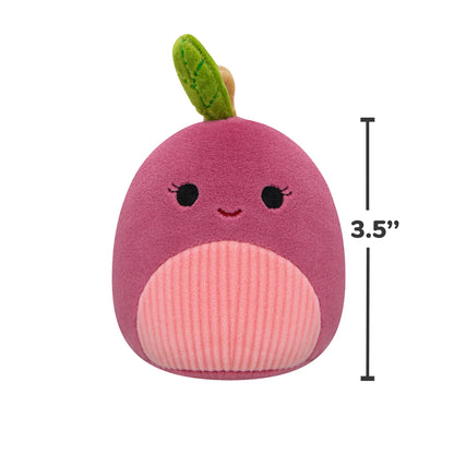 Delightful 2-Pack Plush Dog Toys: Cherry the Red Cherry & Celia the Orange Slice - 3.5 Inch Fun!