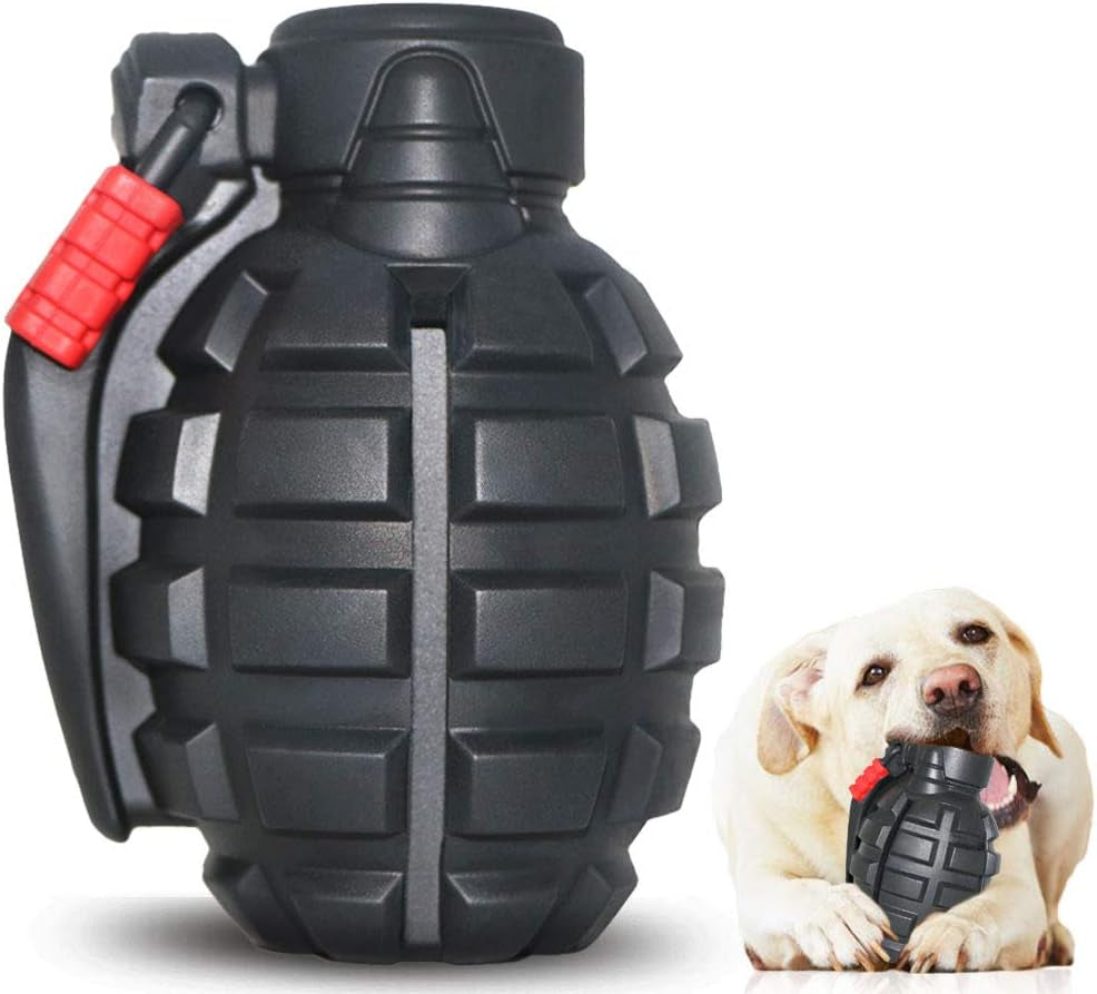 Indestructible Dog Chew Toys for Aggressive Chewers - Non-Toxic Dental Toy for All Sizes - Durable & Tough Black Design
