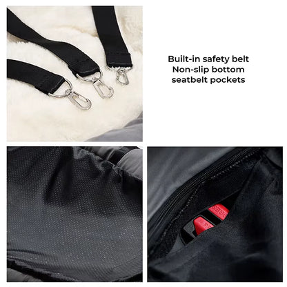 Luxury Waterproof Dog Car Seat & Travel Pet Carrier - Ultimate Comfort for Dogs and Cats