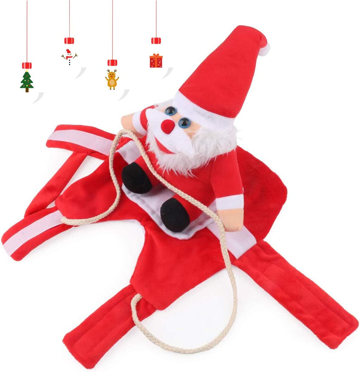 Hilarious Santa Claus Dog Costume - Perfect for Christmas Parties! (XX-Large)