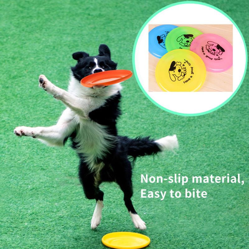 Ultimate Silicone Flying Saucer Toy for Dogs and Cats - Durable, Interactive Chew Disc for Fun Training and Playtime!