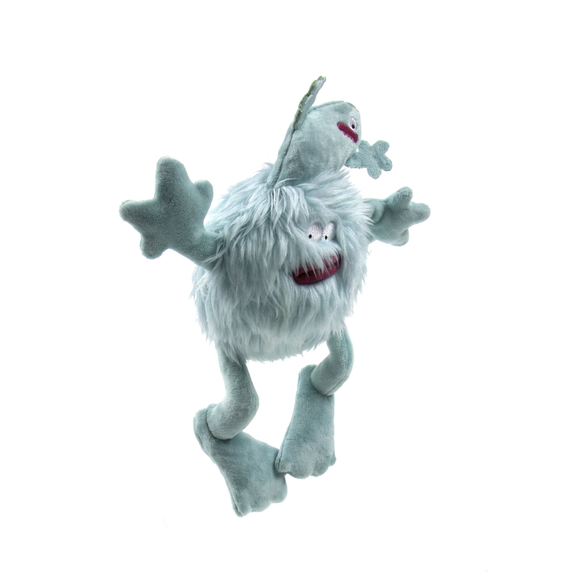 Playclean Seafoam Squeaky Plush Dog Toy - Small, Odor-Eliminating Essential Oils & Chew Guard Technology