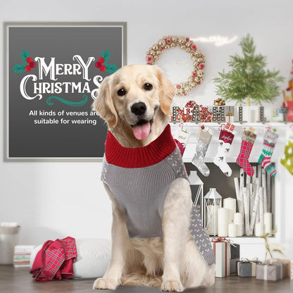 Festive Ugly Elf Clown Dog Sweater - Holiday Jumper for Small to Large Dogs & Cats - Perfect Xmas Outfit!