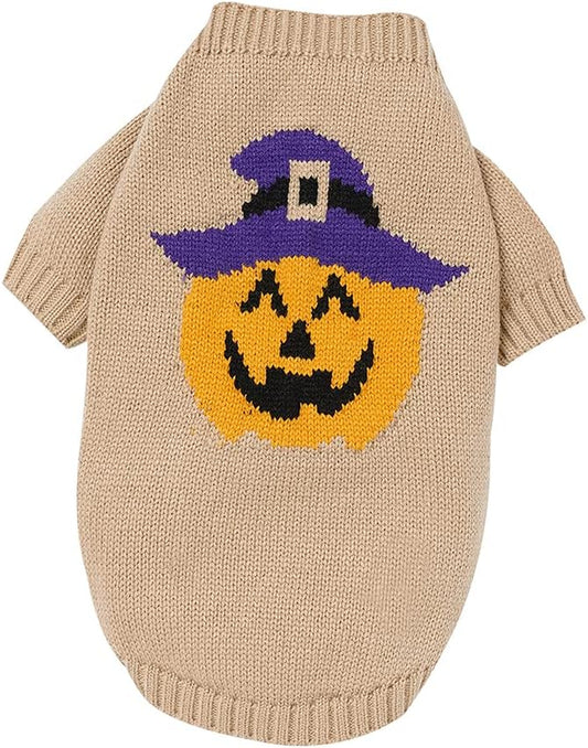 Cozy Halloween Dog Sweater - Warm & Soft Winter Clothes for Cats and Puppies, Perfect for Holiday Parties!