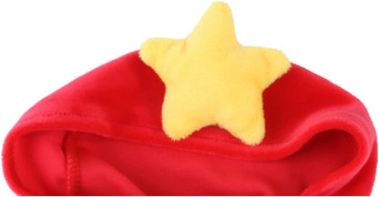 Festive Christmas Tree Pet Costume for Dogs and Cats - Adorable Red Hat Accessory for Holiday Parties and Decorations