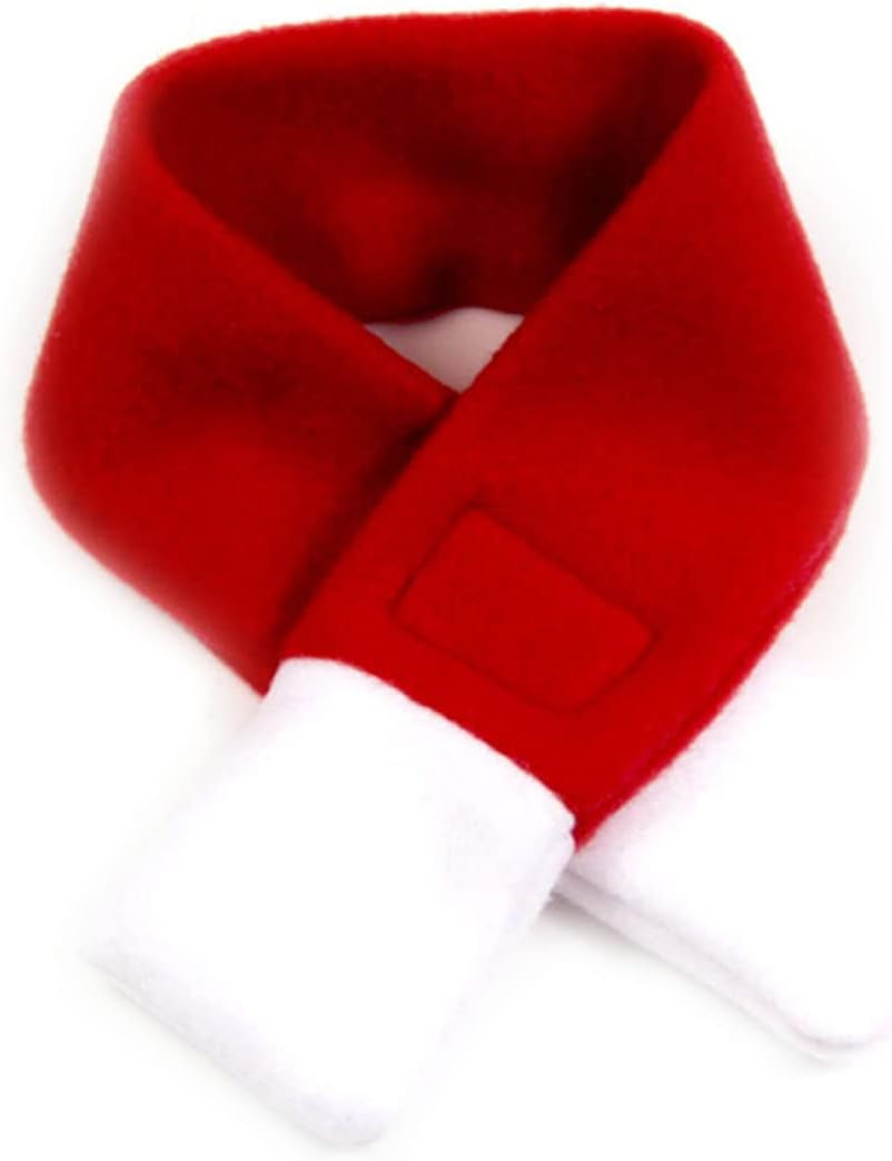 Adorable 2PCS Christmas Pet Costume Set - Santa Hat & Scarf for Festive Pet Fun (S)