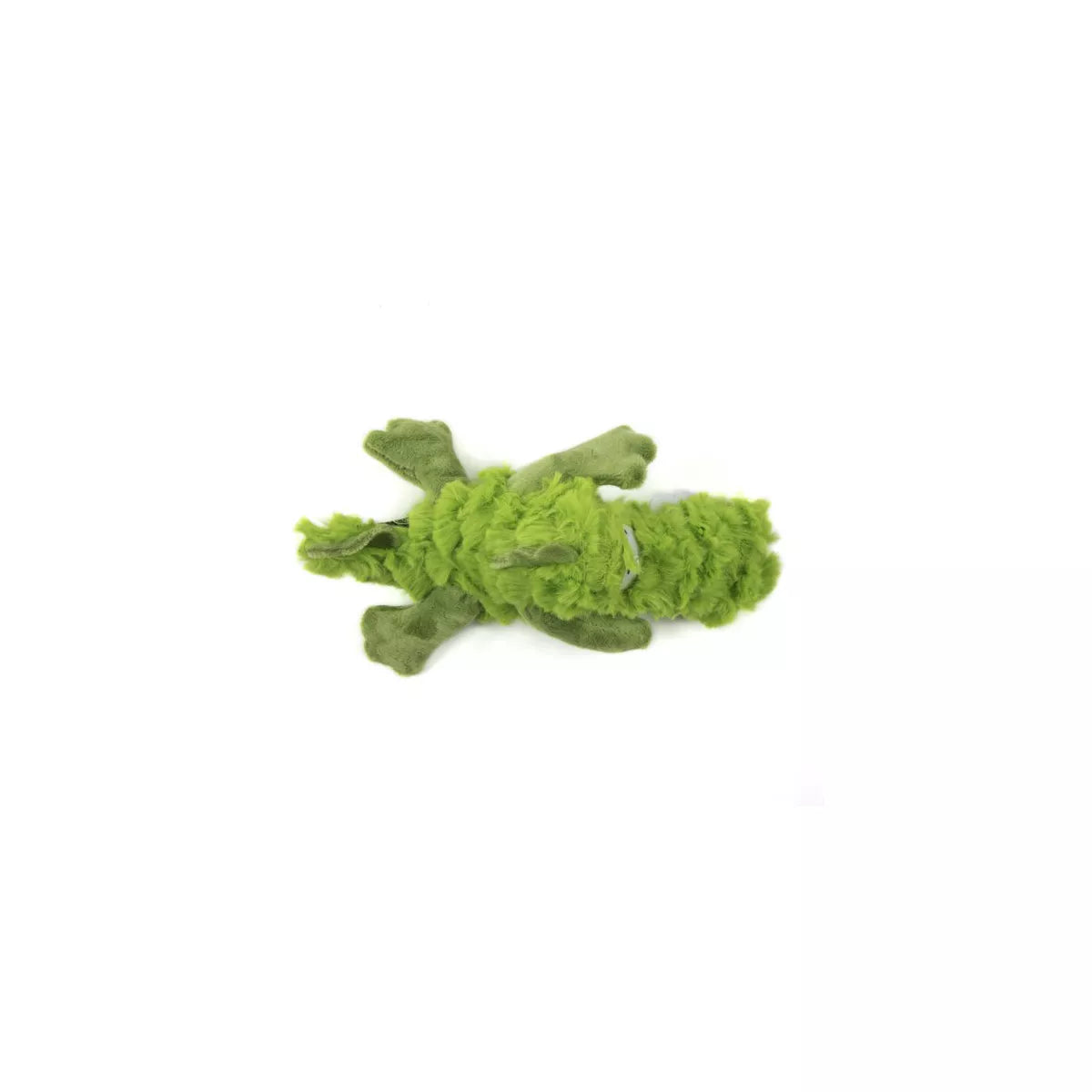 Godog Playclean Gator Squeaker Plush Toy - Fun & Durable Pet Toy for Dogs & Puppies