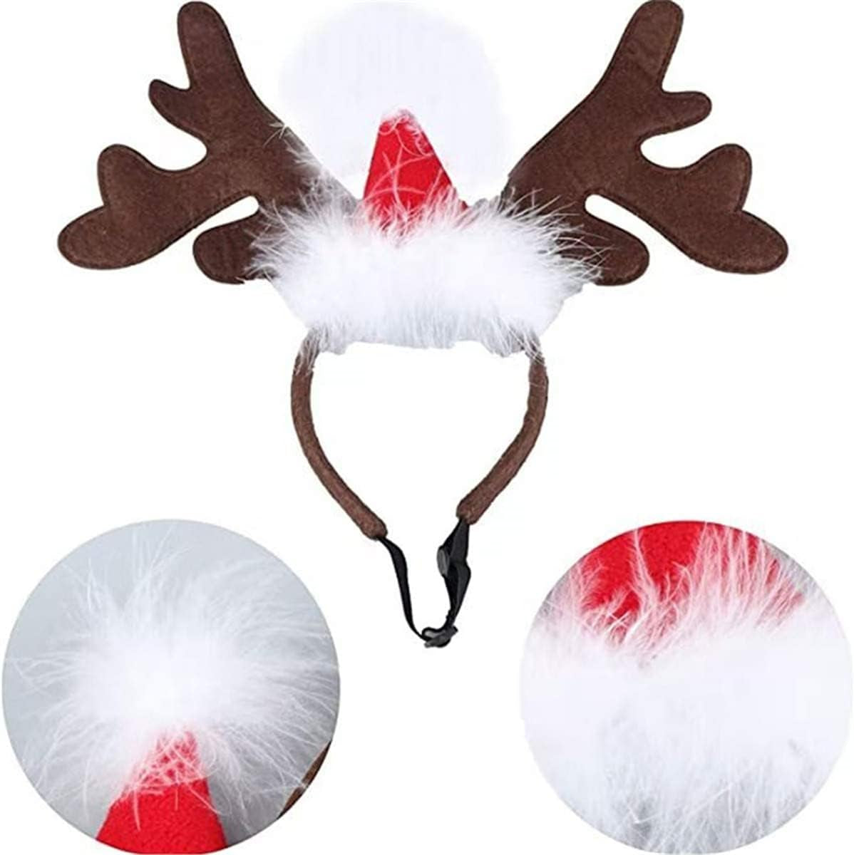 Festive Pet Christmas Hat - Adorable Holiday Headdress for Your Furry Friend