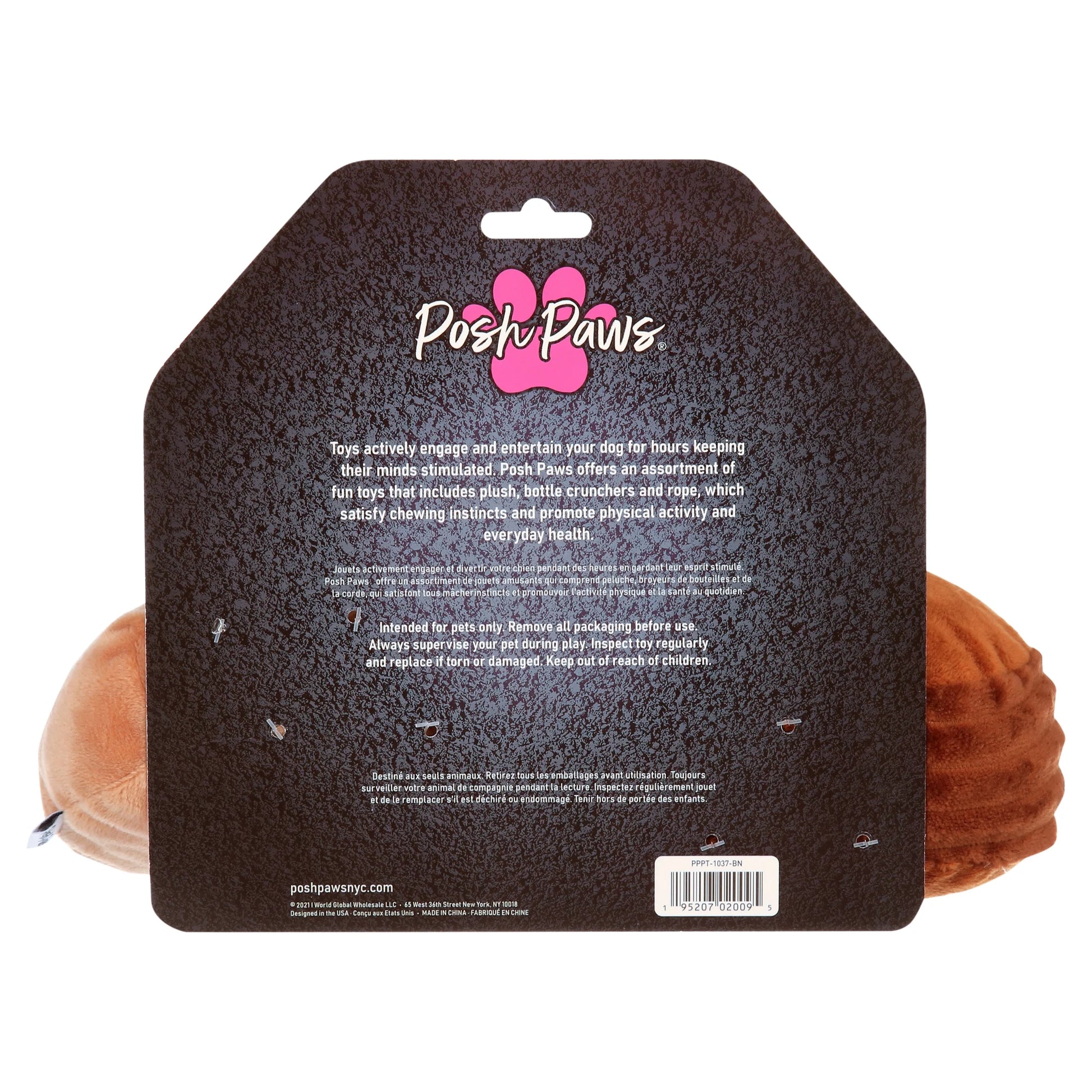 Irresistible Plush Pet Toys - 2 Pack Cinnamon Roll & Pancake for Happy Dogs - Cozy Brown Design